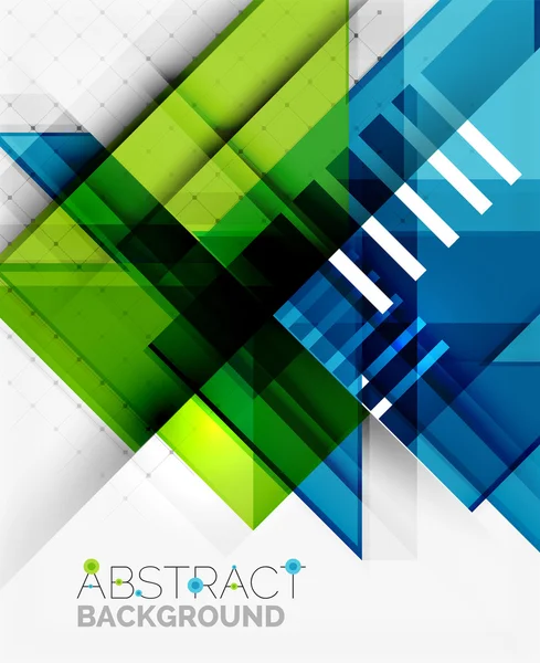 Dreieck-Hintergrund mit Schatteneffekten — Stockvektor