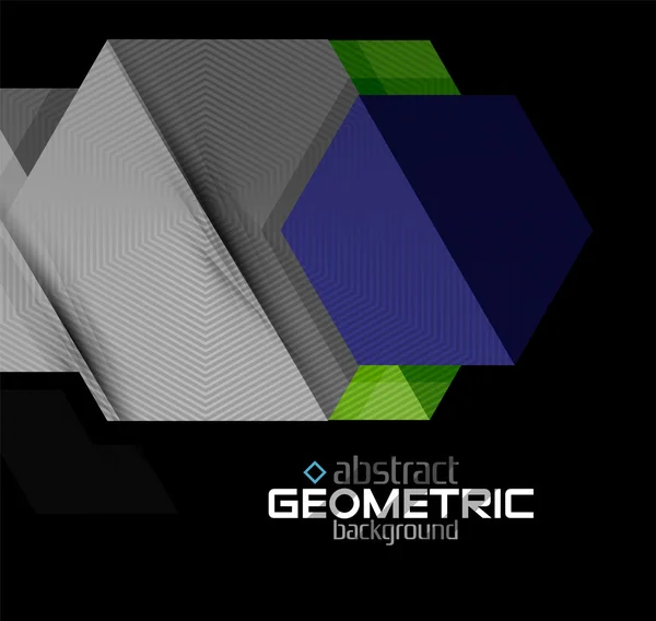 Formas quadradas geométricas — Vetor de Stock