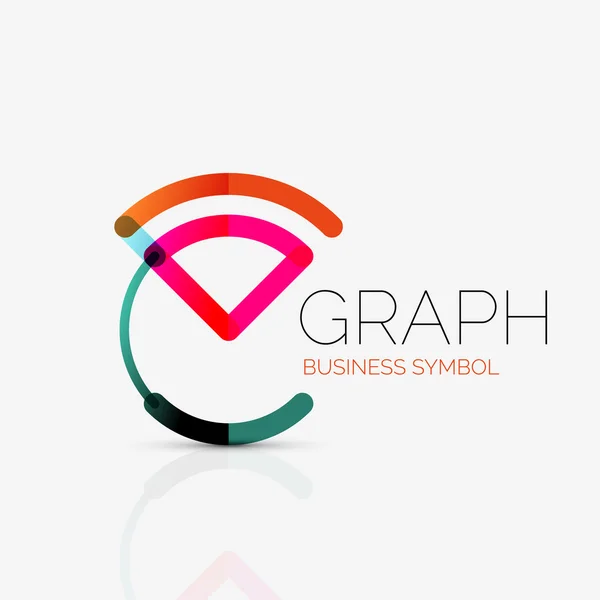 Vector idea de logotipo abstracto — Vector de stock