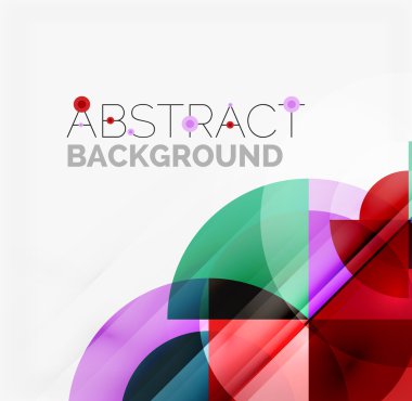 Geometrik tasarım arka plan - daireler