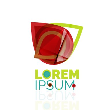 logo, soyut geometrik iş simgesi