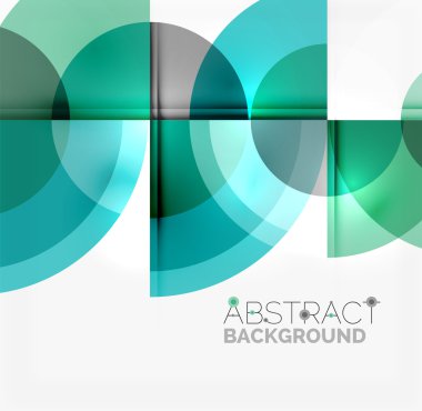 Geometrik tasarım arka plan - daireler