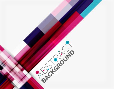 Geometrik tasarım arka plan, beyaz üzerine düz çizgiler