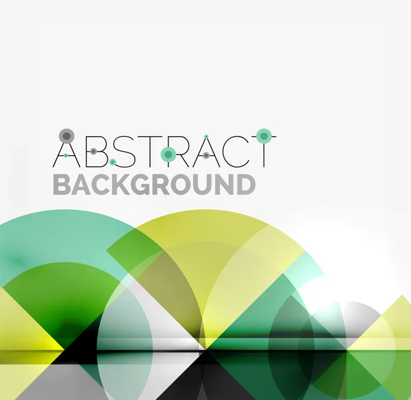 Design geometric fundal abstract - cercuri — Vector de stoc