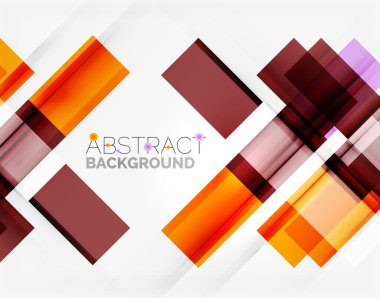 Düz parlak geometrik tasarım hatları