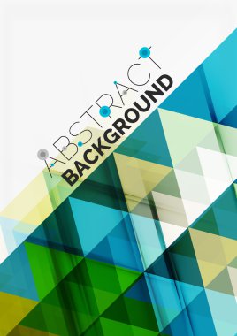 vektör üçgen arka plan
