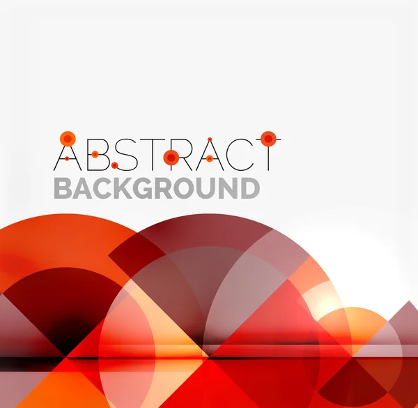 Geometric design abstract background - circles — Stock Vector