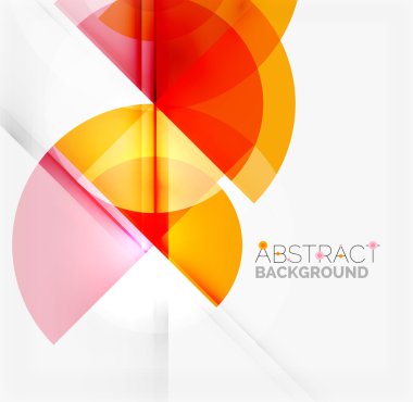 Geometrik tasarım arka plan - daireler