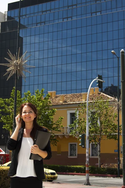 Young and beautiful woman businessman — Stock Photo, Image