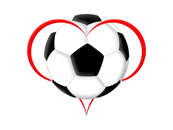 L'amore del calcio — Foto Stock