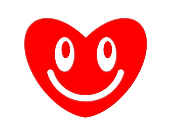 Smiling heart — Stock Photo, Image