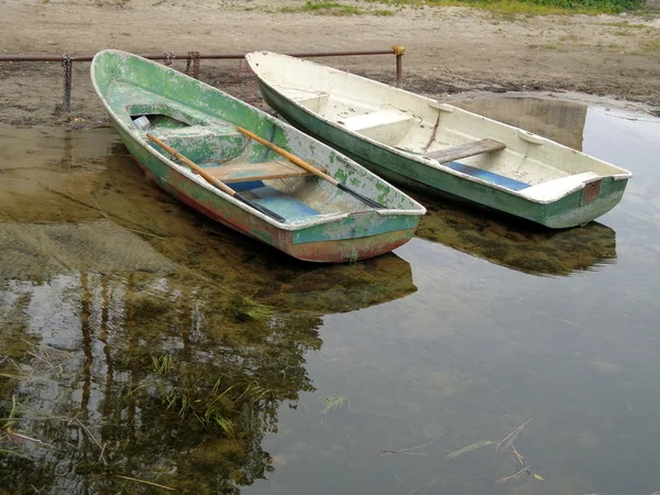 Die Boote am Ufer — Stockfoto