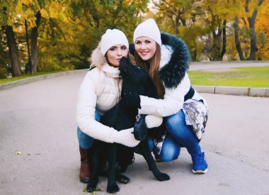 kız köpek ile dolaşmak