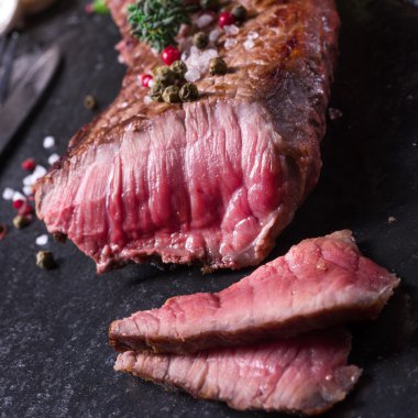 Appetizing grilled steak