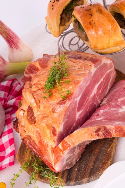 Smoked pork chop — Stock Photo, Image