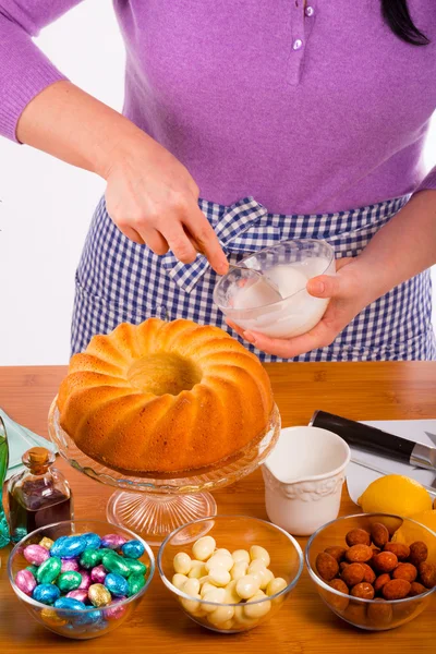 Preparación de esmalte pastel — Foto de Stock