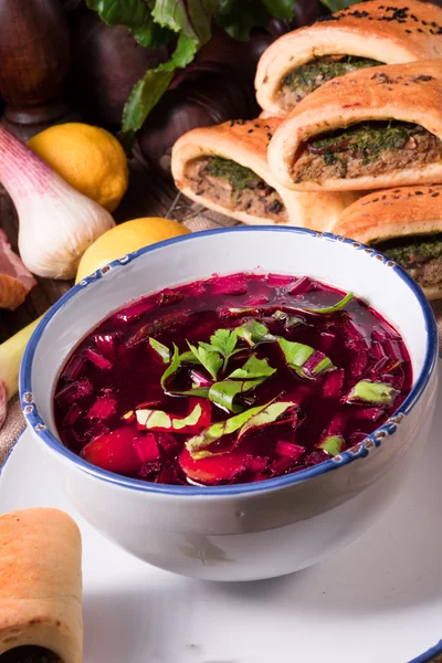 Beet green soup — Stock Photo, Image