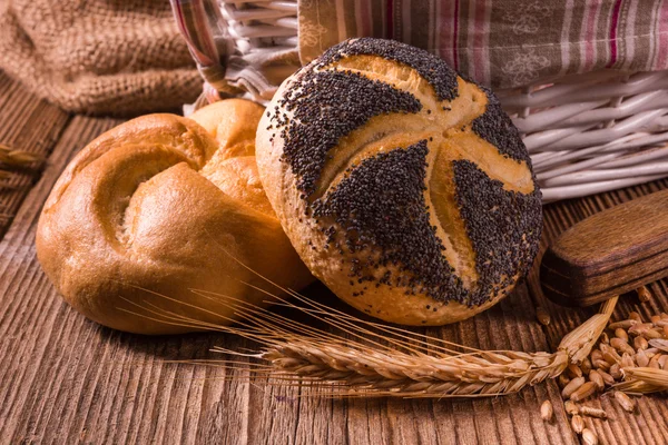 Freshly backed rolls — Stock Photo, Image