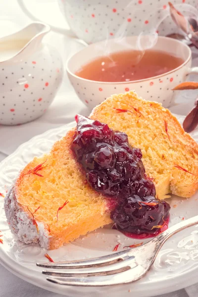 Tranche de gâteau de Pâques — Photo