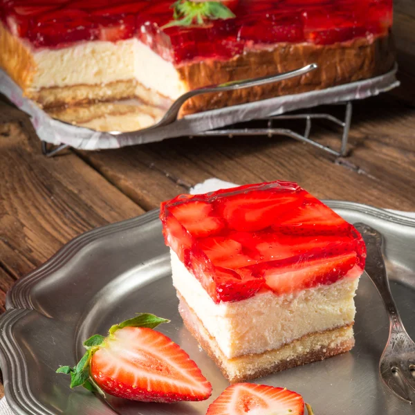 Strawberry Cheese Cake — Stock Photo, Image