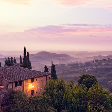 San Gimignano görünümü