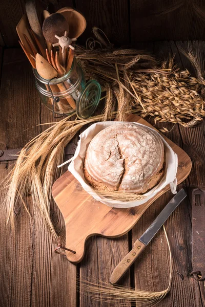 Fresh homemade bread — Stock Photo, Image