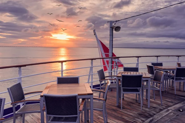 View from deck of ship — Stock Photo, Image