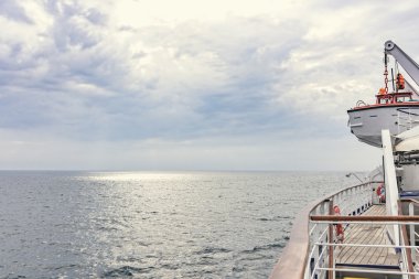 Geminin güvertesinden görüntülemek