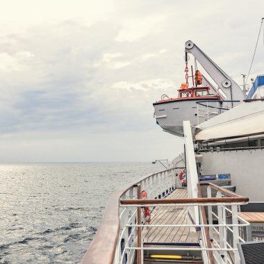 Geminin güvertesinden görüntülemek