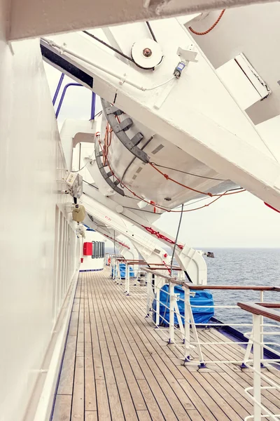 Vista do convés do navio — Fotografia de Stock