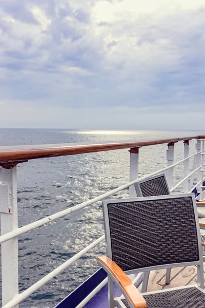View from deck of ship — Stock Photo, Image