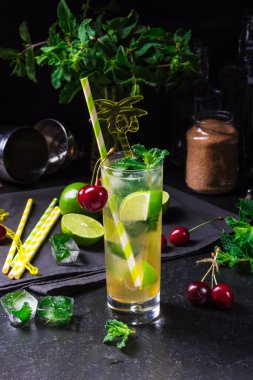 Taze mojito meyve ile