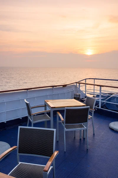 View from deck of ship — Stock Photo, Image