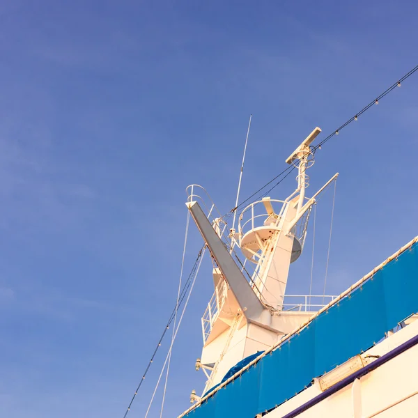 Torre de radar del buque — Foto de Stock