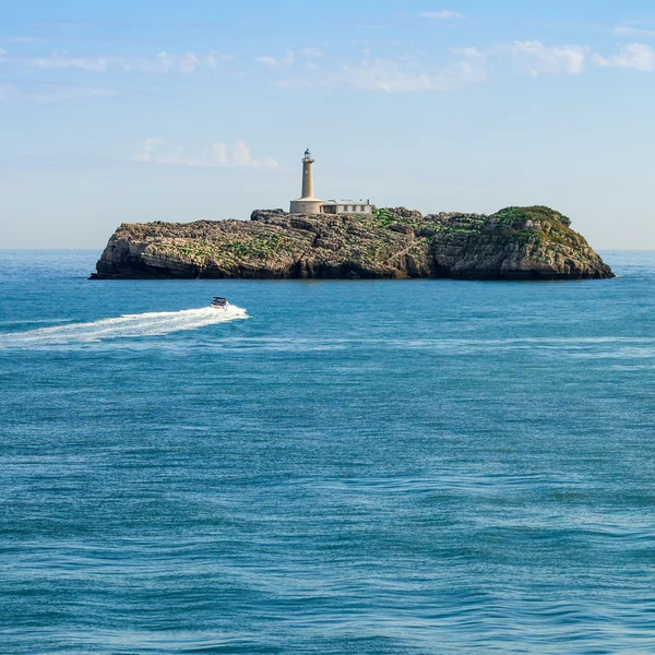 Blick auf den Leuchtturm in Santander — Stockfoto