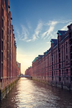 Hamburg'da sokak görünümü