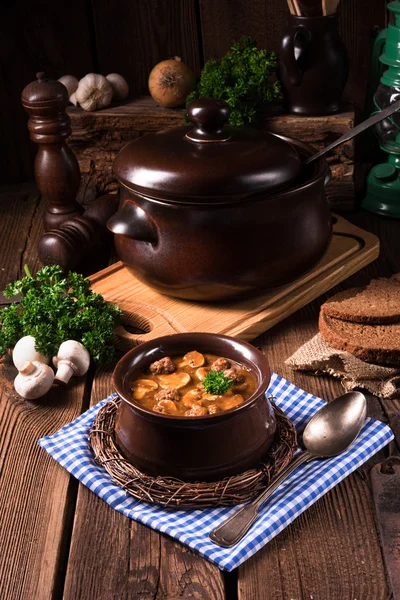 North German mock turtle soup — Stock Photo, Image