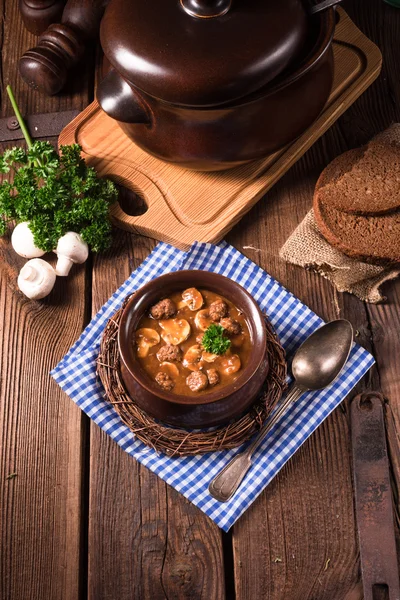 North German mock turtle soup — Stock Photo, Image