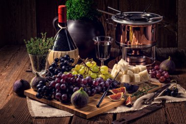 Meyve fondü için malzemeler