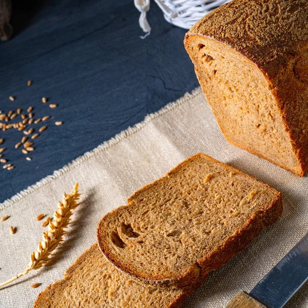 Delikat Rågbröd Bordet — Stockfoto