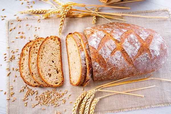 Delicious Mixed Rye Bread Also Called Gray Bread — Stock Photo, Image