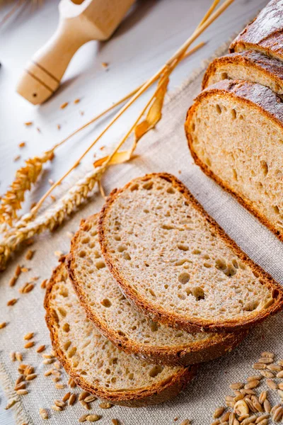 Delicious Mixed Rye Bread Also Called Gray Bread — Stock Photo, Image