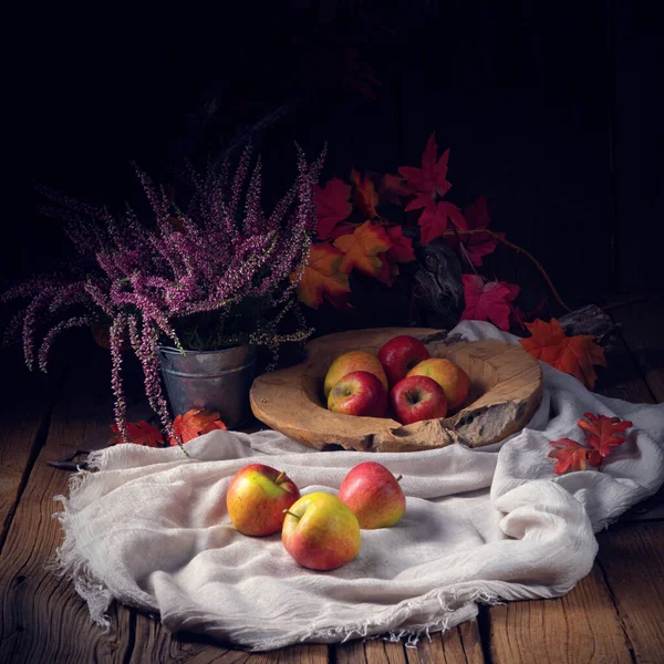 Осінь Час Збирати Яблука — стокове фото