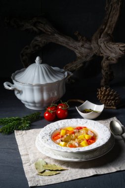 Kapusniak Lezzetli Polonya lahana turşusu çorbası