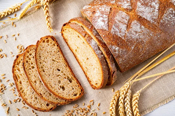 Delicious Mixed Rye Bread Also Called Gray Bread — Stock Photo, Image