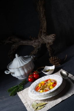 Kapusniak Lezzetli Polonya lahana turşusu çorbası