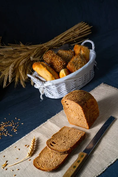 Delicious Rye Bread Table — Stock Photo, Image