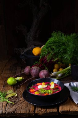 Botwinka Polonya bahar pancar çorbası