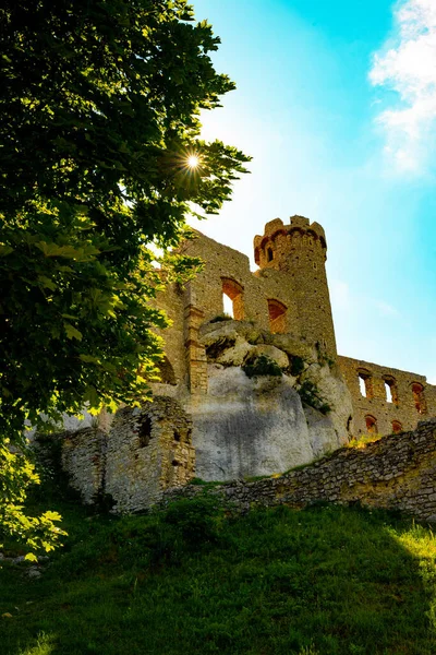 Ruinas Del Antiguo Castillo Ogrodzieniec — Foto de Stock