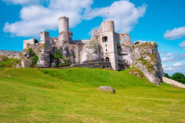 Ruínas Antigas Castelo Ogrodzieniec — Fotografia de Stock